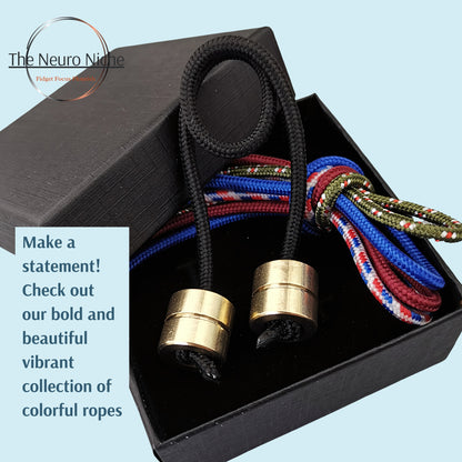 Begleri Aluminum Beads Paracord Fidget Toy - Calm Restless Hands & Support Focus