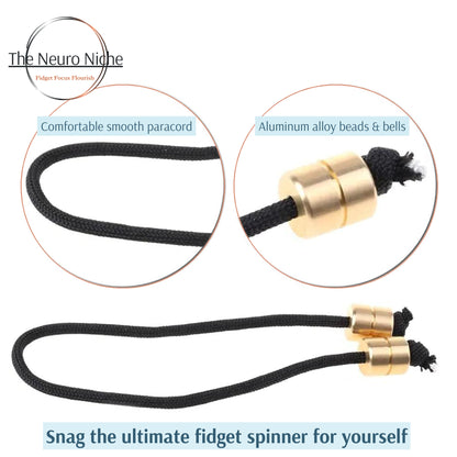 Begleri Aluminum Beads Paracord Fidget Toy - Calm Restless Hands & Support Focus
