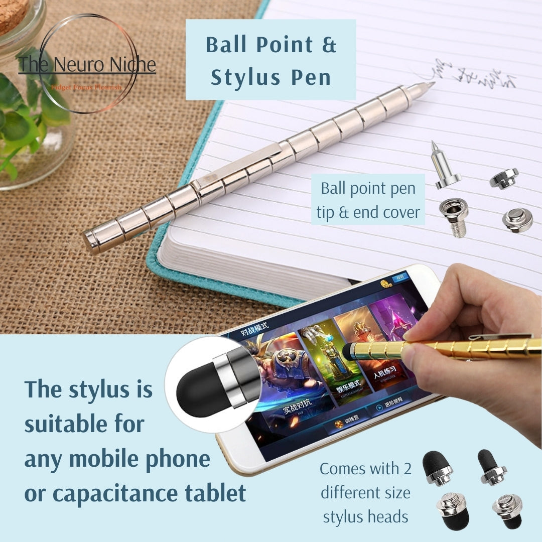 Ball Point and Stylus Pen with Different Size Touch Heads, Fidget Toys by The Neuro Niche - SEO by Mafost Marketing