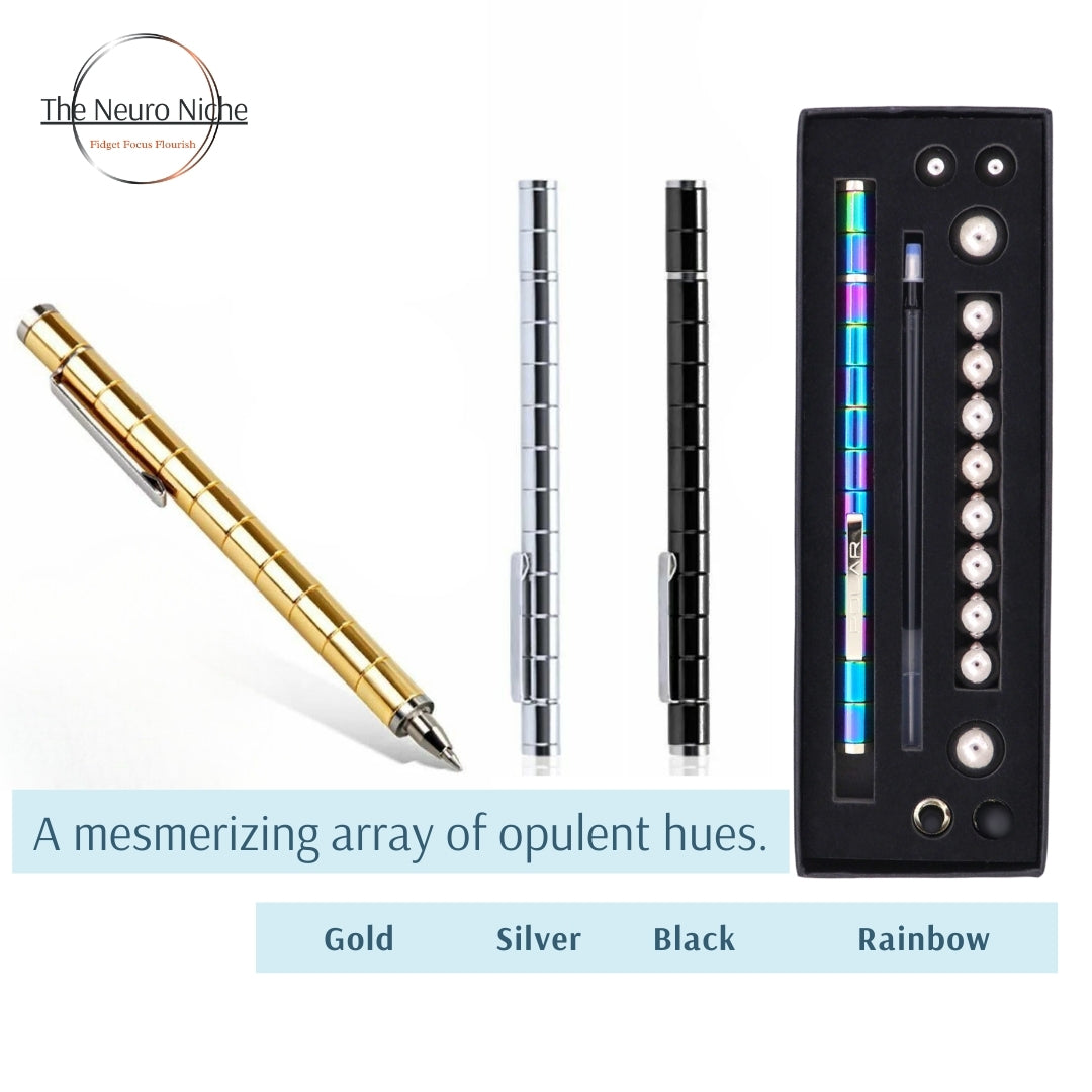 Magnetic fidget toy - Pen and Stylus Fidget Accessory for Focus while Working
