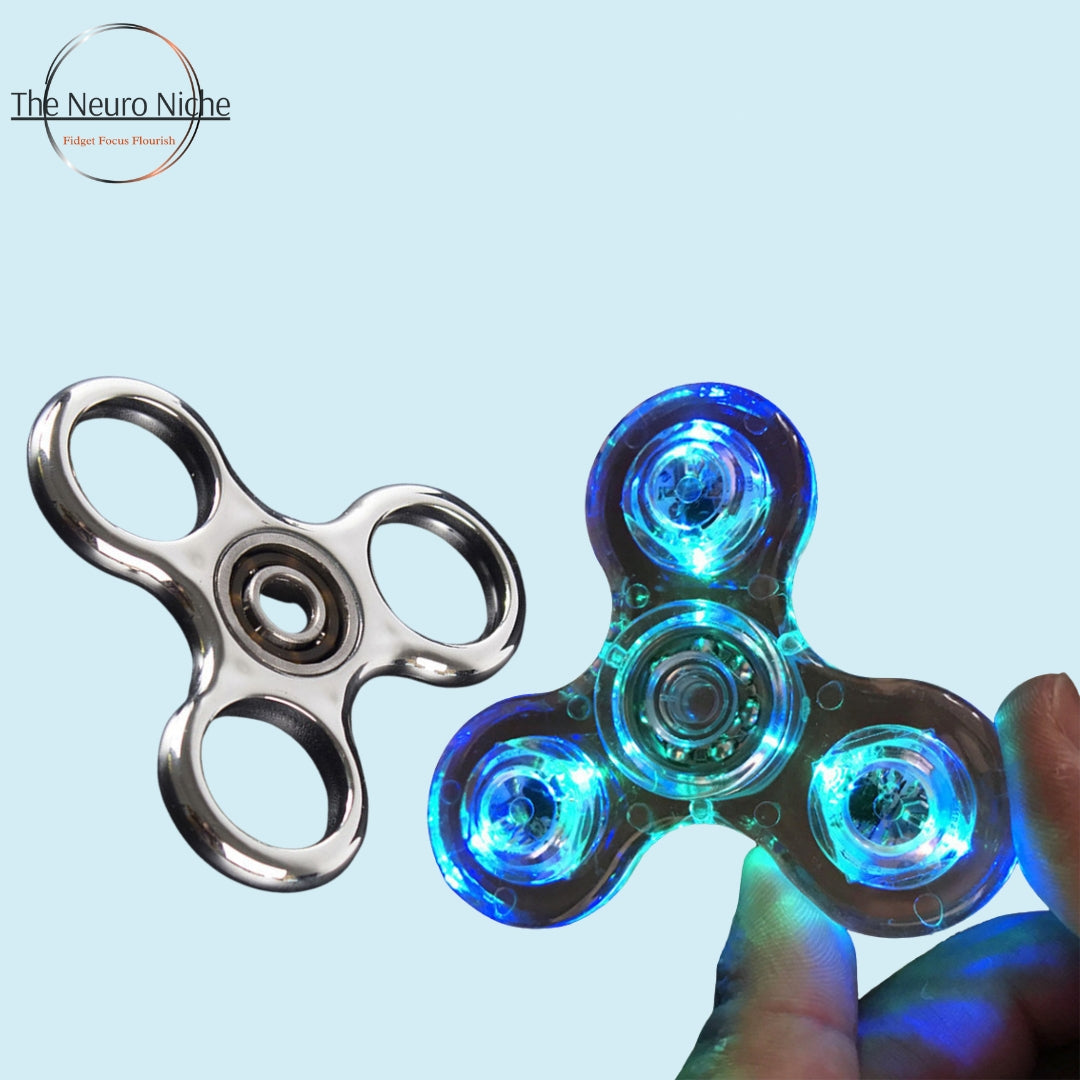 Luminous LED Light - Glow-in-the -Dark Fidget Spinner