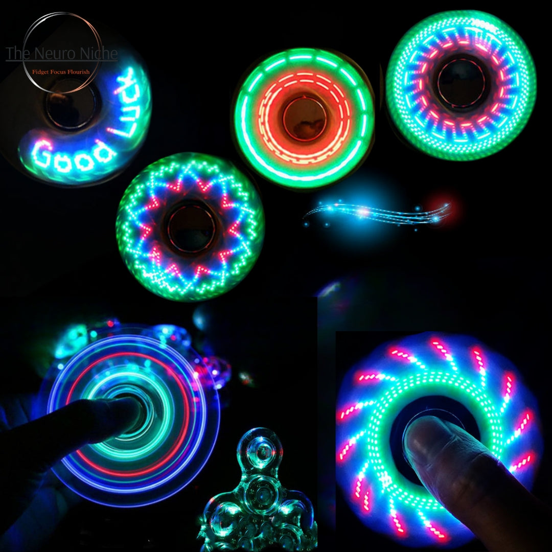 Luminous LED Light - Glow-in-the -Dark Fidget Spinner