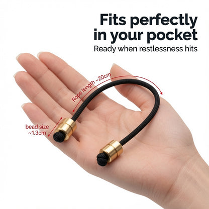 Begleri Aluminum Beads Paracord Fidget Toy - Calm Restless Hands & Support Focus