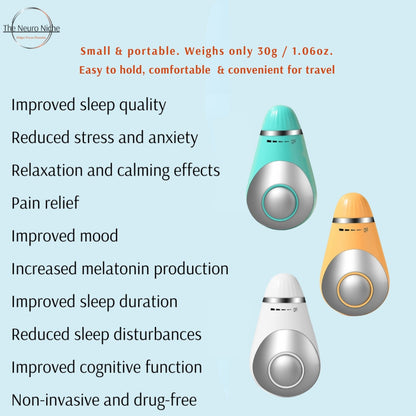 Sleep Aid - Hand-held Micro-current Intelligent Sleep Aid w USB Charging